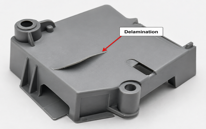 injection molding delamination